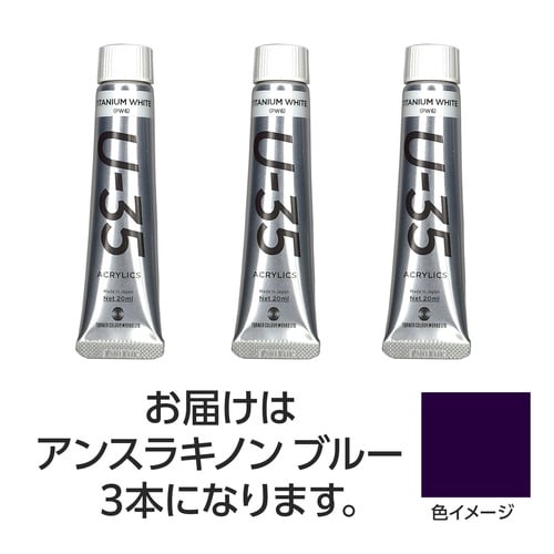 ターナーU35 アンスラキノンブルー20ml 3個