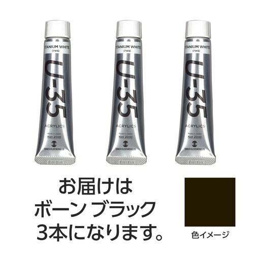 ターナー U35 ボーンブラック20ml 3個
