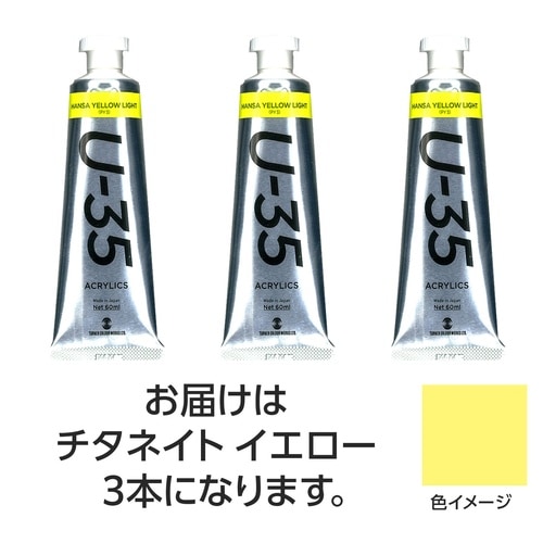 ターナー U35 チタネイトイエロー60ml 3個