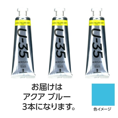 ターナー U35 アクアブルー60ml 3個