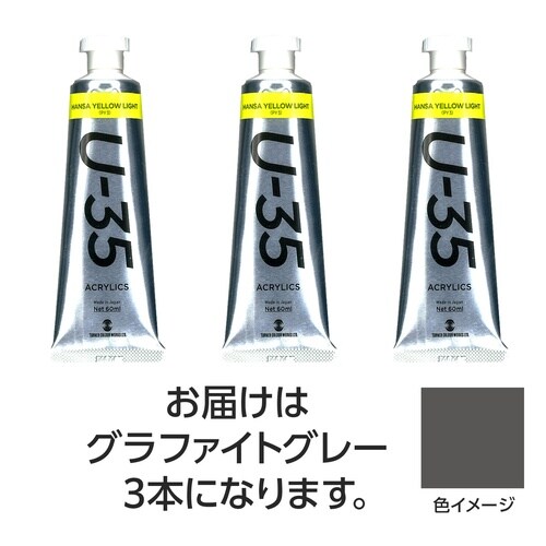 ターナー U35 グラファイトグレー60ml 3個