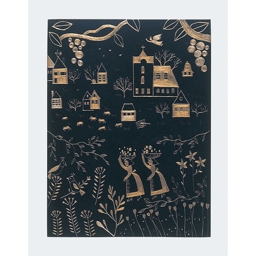 けがき工芸 真ちゅうプレート