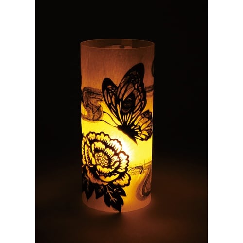 簡単和紙アート ほんわかライト付