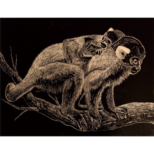 ゴールドスクラッチボード メタリックフレーム付