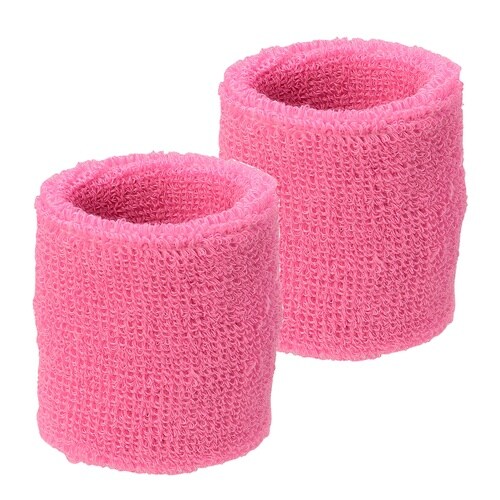ふんわりタオル地リストバンド ピンク