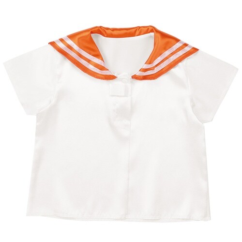 ソフトサテン セーラー服 C 橙