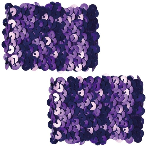 メタリックリストバンド 紫