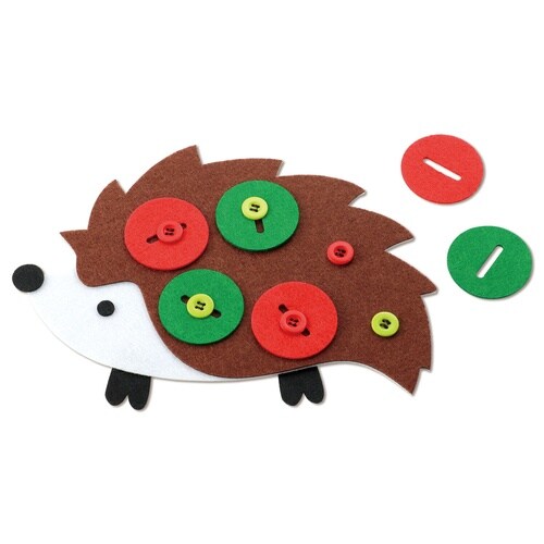 ボタンあそび はりねずみ