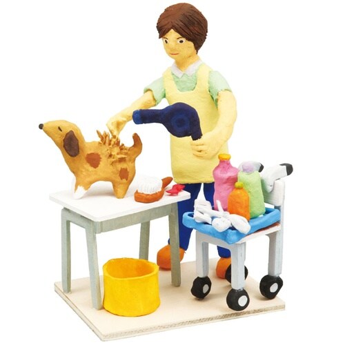 机と椅子ジオラマセット 小 ATねんどM付