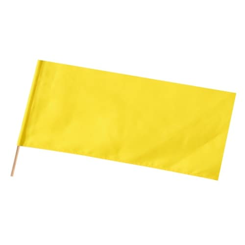 ロングフラッグ 黄 旗:W70×H30cm