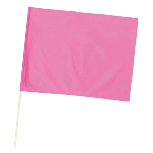 サテン特大旗 メタリックピンク