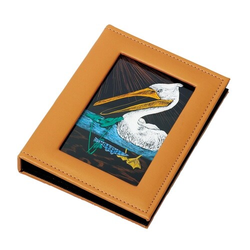 ニューレザー調写真ファイル アートガラス