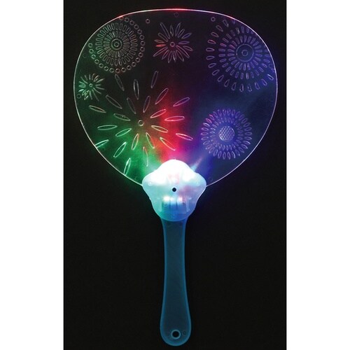 光るうちわ(柄入り)