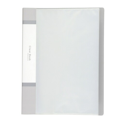 クリアブックA4 横入れ 40ポケット クリア