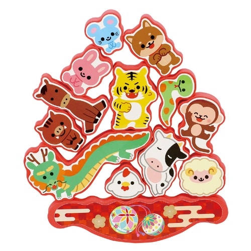 ゆらゆら!干支バランスタワー