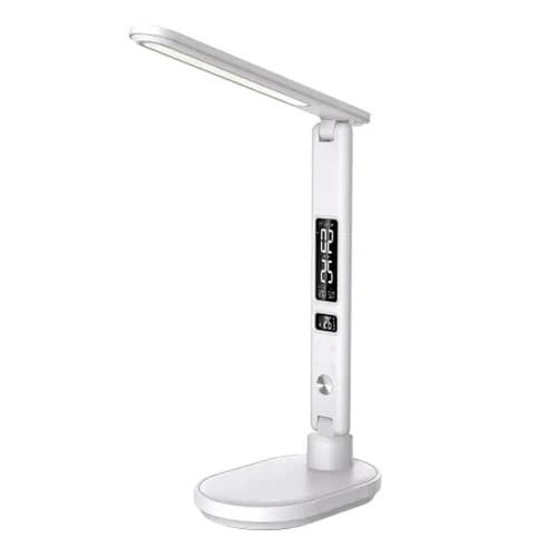 LEDスタンドライトデジタル表示付きホワイト