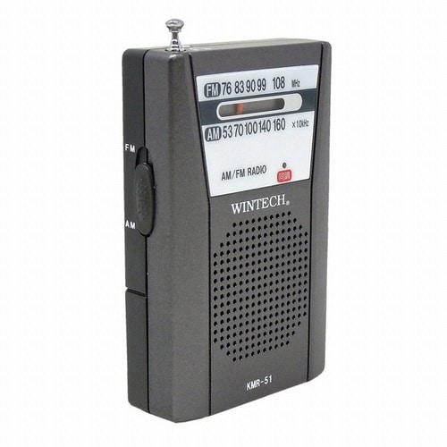 AM/FMポータブルラジオ