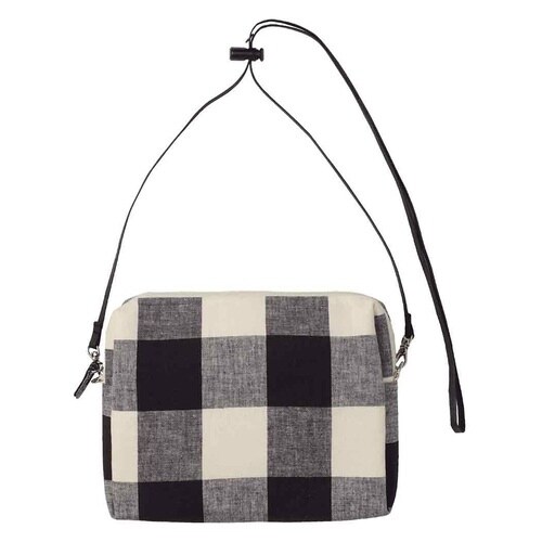 ショルダーポーチ ブロックチェック×2