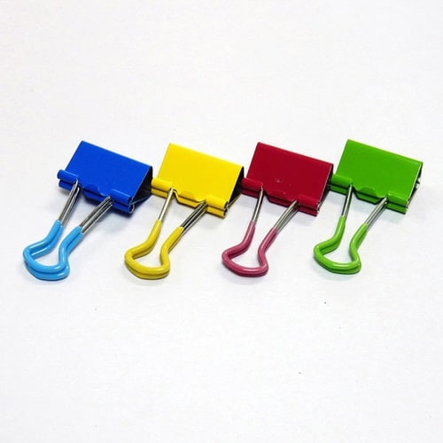 ソフトラバーダブルクリップ 4個入×10