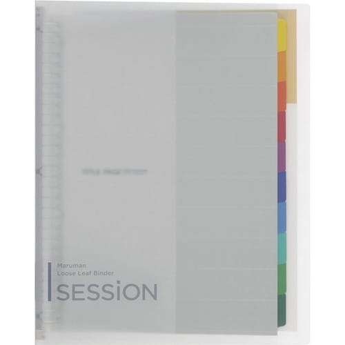 セッション バインダー A4 3×4