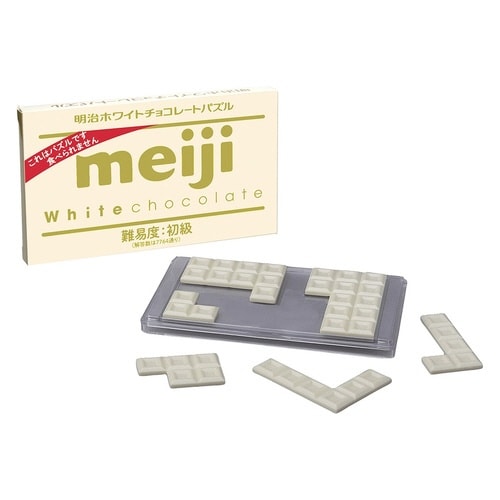 明治ホワイトチョコレートパズル×12