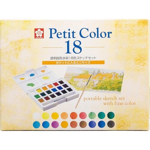 プチカラー 18色セット×3