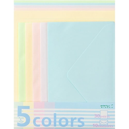 5カラー レターセット×10