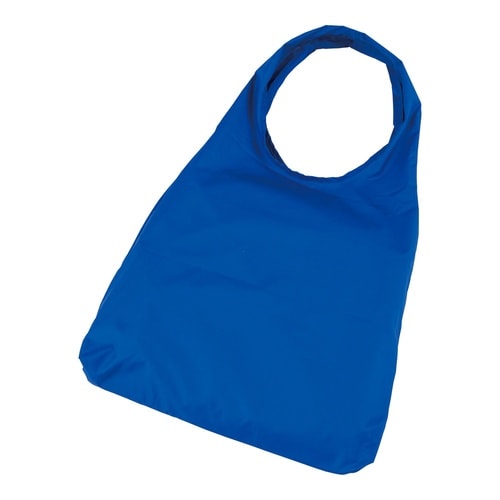 ポケット収納撥水エコバッグ ブルー