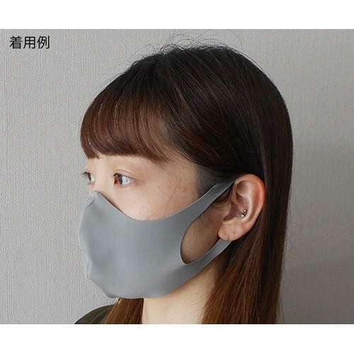 洗える夏用マスク グレー ふつう