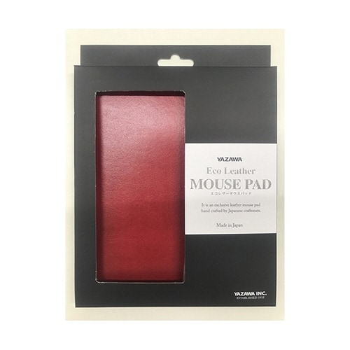 エコレザーマウスパッド レッド
