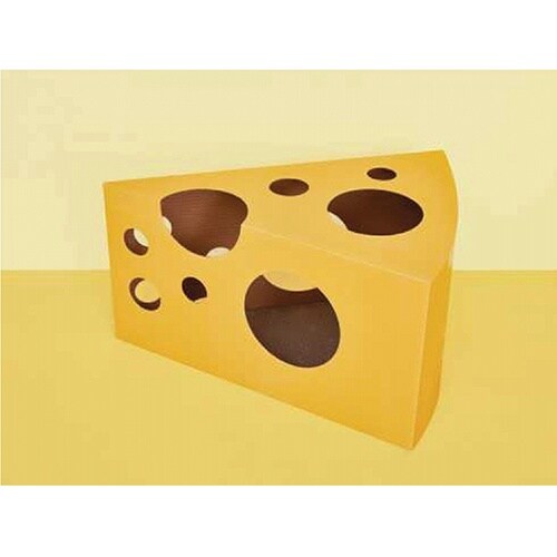 爪とぎハウス チーズボックス型