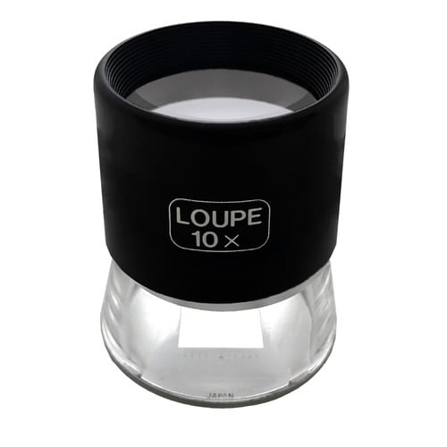 デスク型 ファインルーペ 10x (目盛