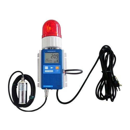 酸欠警報ユニット センサー分離型 回転灯