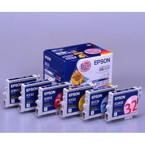 インクカートリッジ IC6CL32 6色