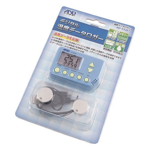 大容量メモリ デジタル温度データロガー