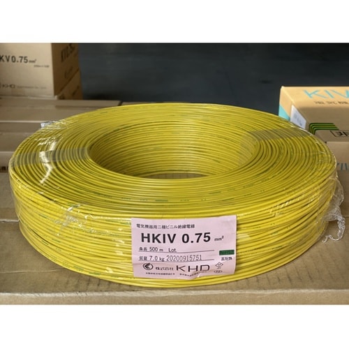 電気機器用耐熱ビニル絶縁電線 1巻(50