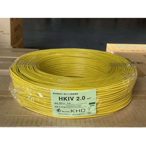 電気機器用耐熱ビニル絶縁電線 1巻(20