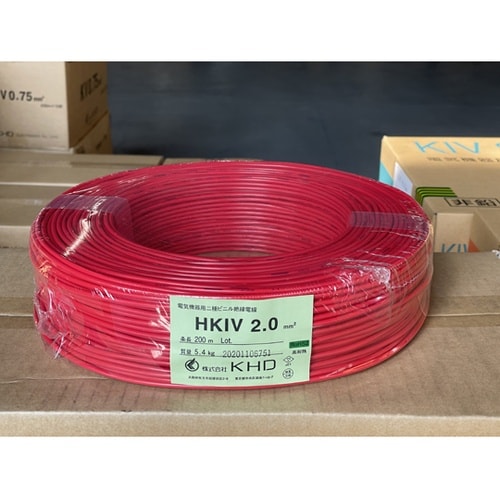 電気機器用耐熱ビニル絶縁電線 1巻(20