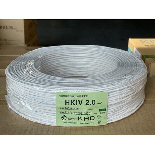 電気機器用耐熱ビニル絶縁電線 1巻(20