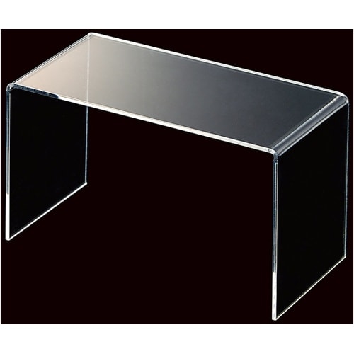 【2個】透明アクリルコの字ラック奥行10