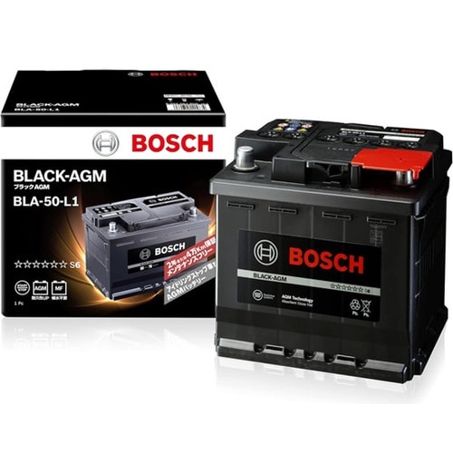 輸入車バッテリー BLACK−AGM B