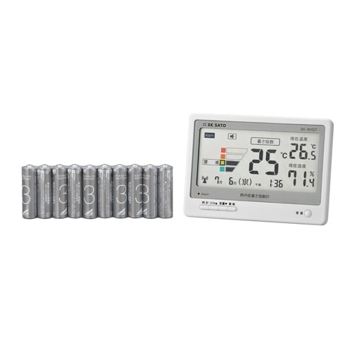 熱中症暑さ指数計(屋内専用)単三電池10