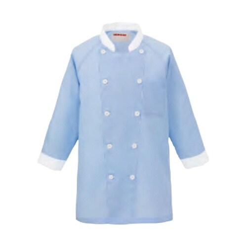 コックシャツ LL ブルーストライプ 6