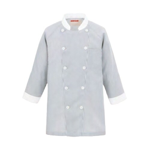 コックシャツ S ブラックストライプ 6