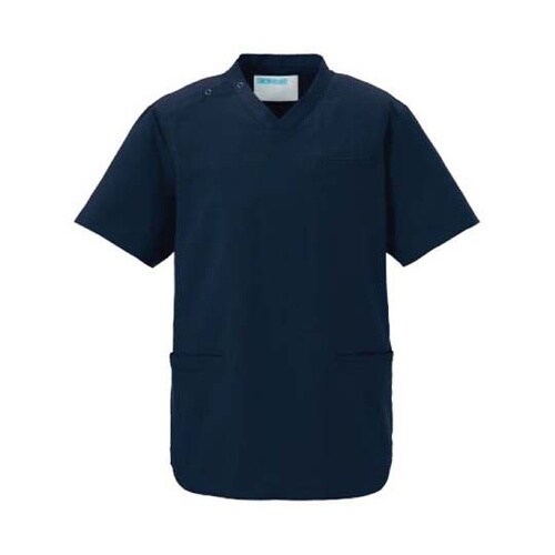 スクラブ(男女兼用)3L ネイビー ヘイ