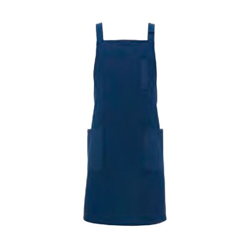 胸当てエプロン フリー ダークネイビー