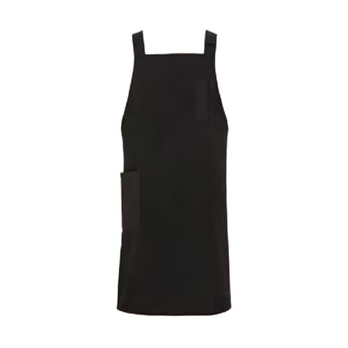 胸当てエプロンH型 L ブラックビーンズ