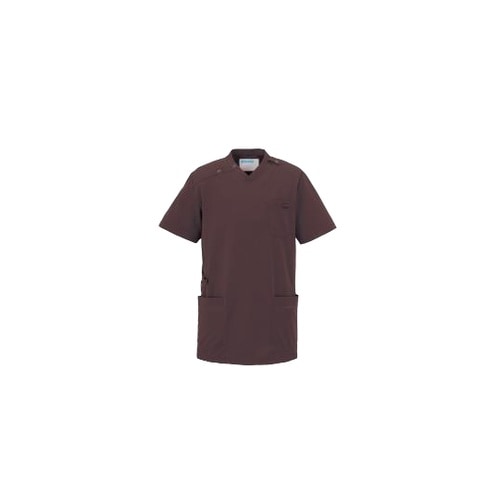 スクラブ(男女兼用)L カカオブラウン