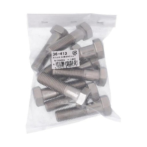 ステン 六角中ボルト M16×60 10