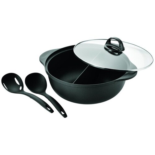 仕切り鍋 26cm アク取りお玉・汁きり